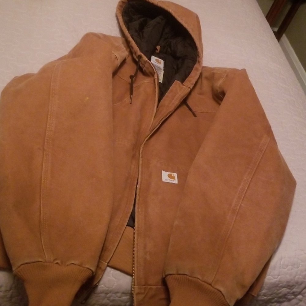 Carhartt jacket with hood